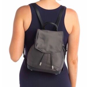 Rag & Bone Black Nylon Leather Pilot Mini Backpack